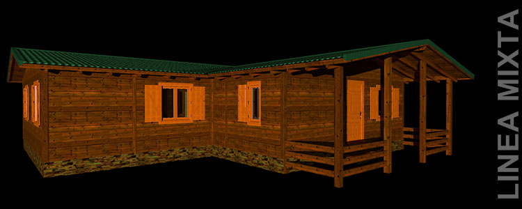 Casa de madera 126 m2