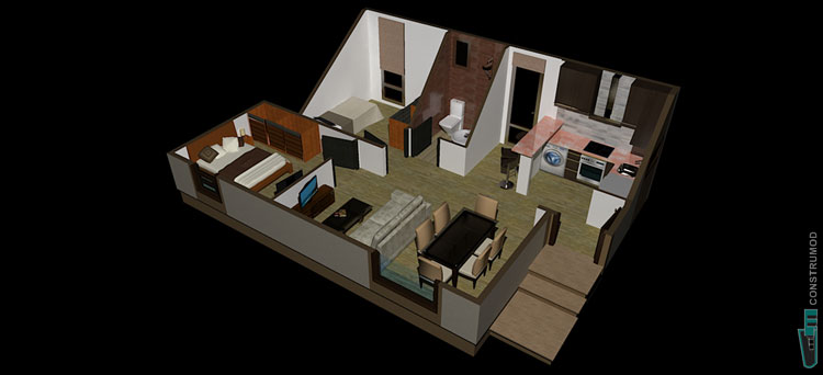 INFOGRAFIA CASA MODERNA 48 A