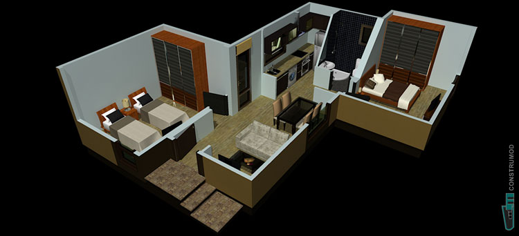 INFOGRAFIA CASA MODERNA 48 B